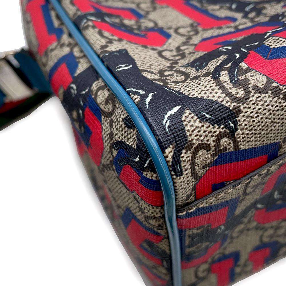 Gucci GG Supreme Wolf Handbag Shoulder Bag - Picture 9 of 12